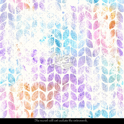 Fotobehang Iriserende pastels