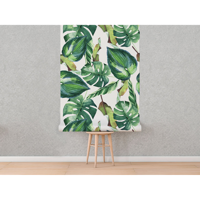 Fotobehang Bladeren die de tropische hitte verduisteren