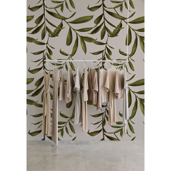 Fotobehang Filigraanbladeren