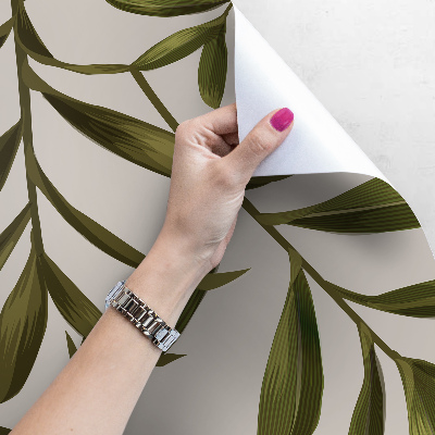 Fotobehang Filigraanbladeren