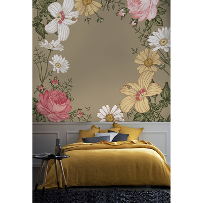 Fotobehang Koffie in de tuin