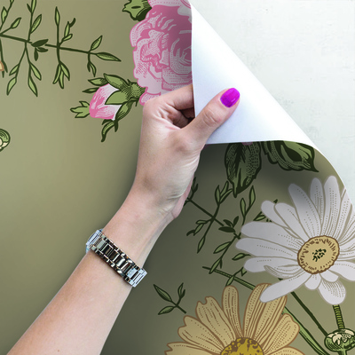 Fotobehang Koffie in de tuin