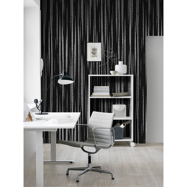 Fotobehang Zilveren abstracties