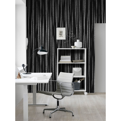 Fotobehang Zilveren abstracties