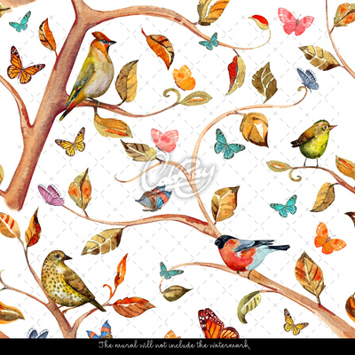 Fotobehang In het lentebos