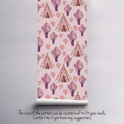 Fotobehang Indiaans dorp