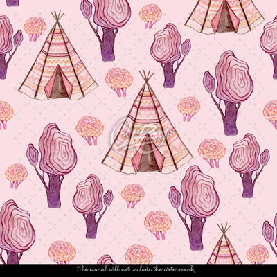 Fotobehang Indiaans dorp