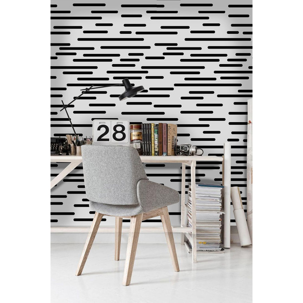 Fotobehang Geschilderd met een rechte lijn