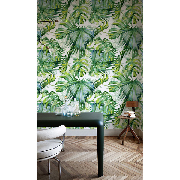 Fotobehang Dichte paradijselijke jungle