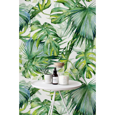 Fotobehang Dichte paradijselijke jungle