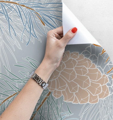 Fotobehang Coniferenbos