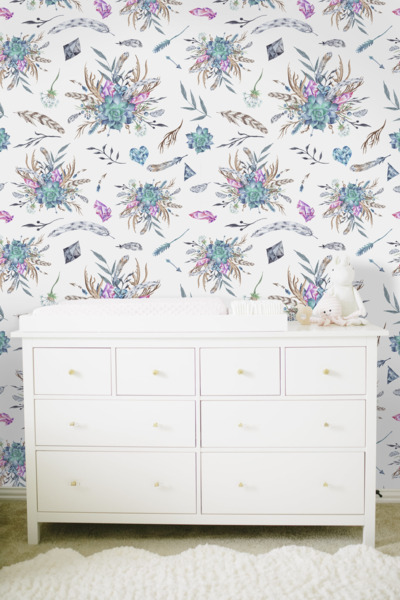 Fotobehang Een boeket voor Pocahontas