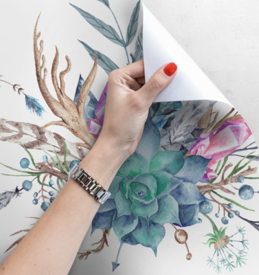 Fotobehang Een boeket voor Pocahontas