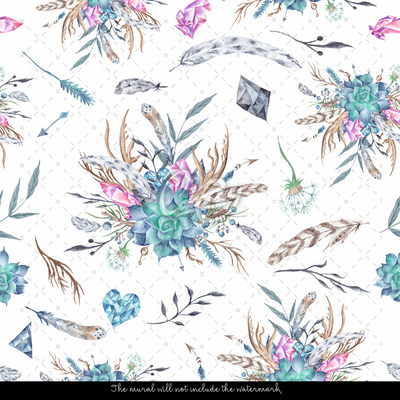 Fotobehang Een boeket voor Pocahontas