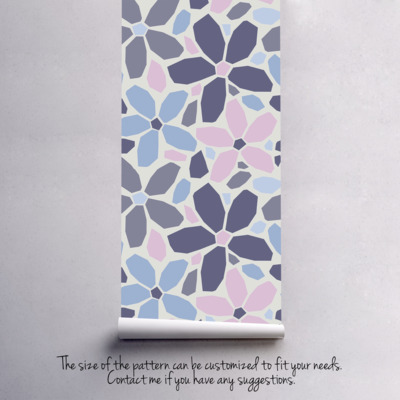 Fotobehang Bloemmodderpotten