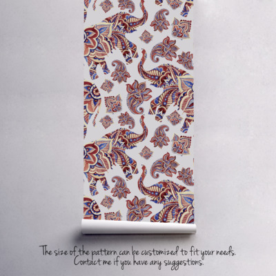 Fotobehang Indische olifanten