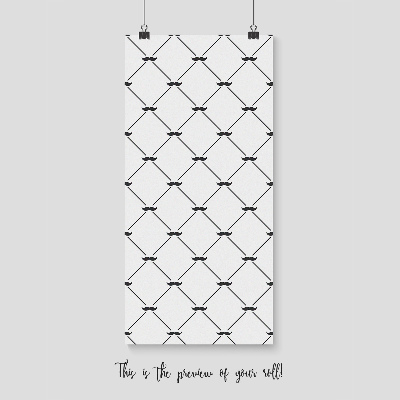 Fotobehang Schattige snor