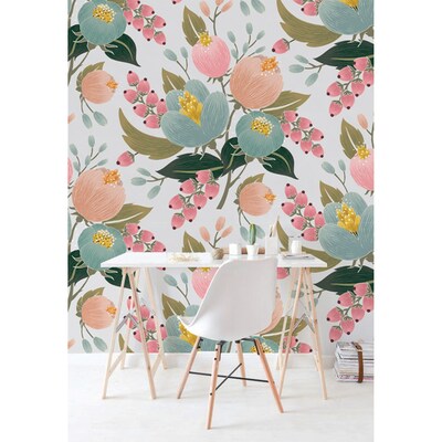 Fotobehang In het land van kleurrijke klaprozen