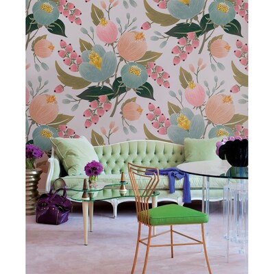 Fotobehang In het land van kleurrijke klaprozen