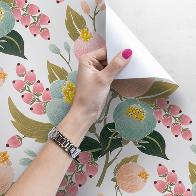 Fotobehang In het land van kleurrijke klaprozen