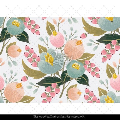 Fotobehang In het land van kleurrijke klaprozen