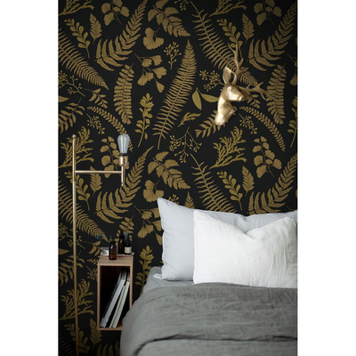 Fotobehang Goud en zwarte elegantie