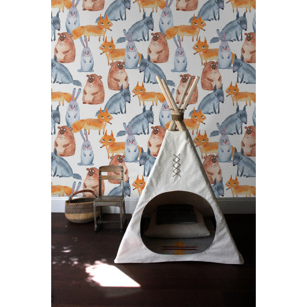 Fotobehang Schattige slimme dieren