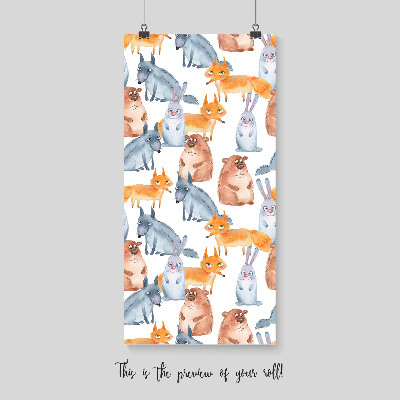 Fotobehang Schattige slimme dieren