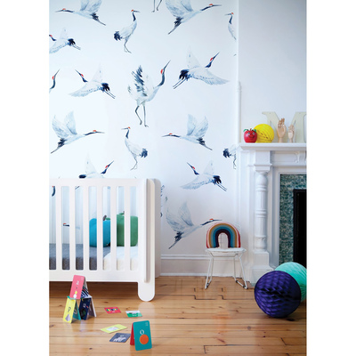 Fotobehang Romantische kraanvogels