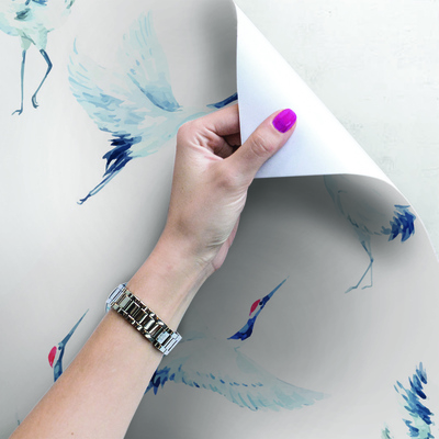 Fotobehang Romantische kraanvogels