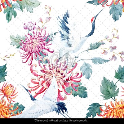 Fotobehang Een wereld vol kleurrijke bloemen