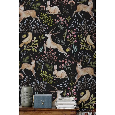 Fotobehang In het betoverde bos