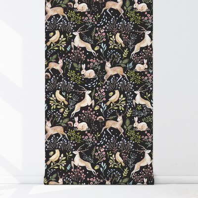 Fotobehang In het betoverde bos