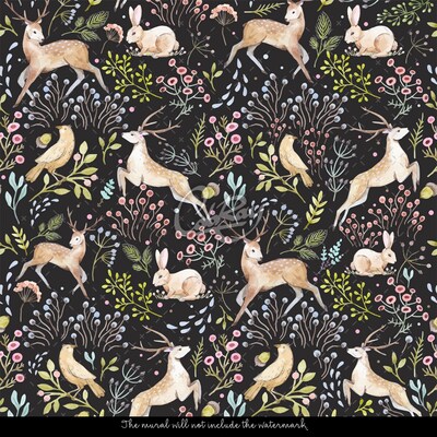 Fotobehang In het betoverde bos