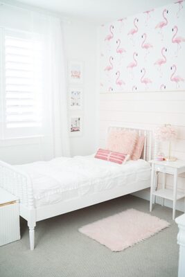 Fotobehang Wereld van flamingo's