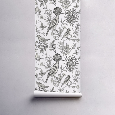 Fotobehang Zacht vogelgezang