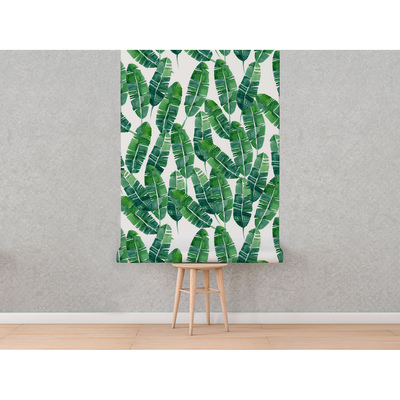 Fotobehang Exotische groene bladeren