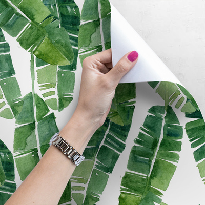 Fotobehang Exotische groene bladeren