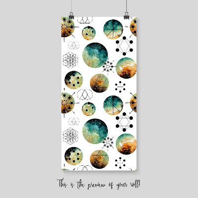 Fotobehang Fabelachtige planeten en geometrie