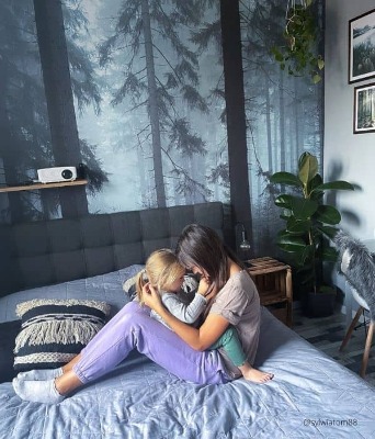 Fotobehang Als de mist komt