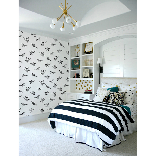 Fotobehang Vliegende vogels in de sleutel