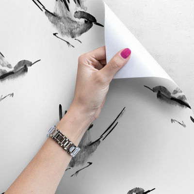 Fotobehang Vliegende vogels in de sleutel