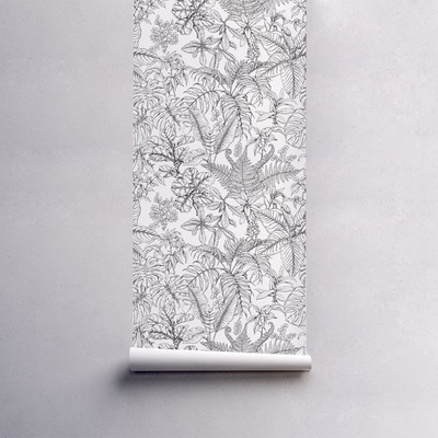 Fotobehang Een wandeling door het tropische woud