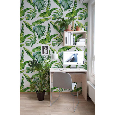 Fotobehang Bladeren van het paradijs