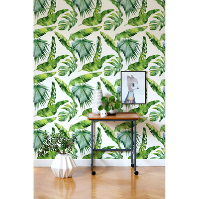 Fotobehang Bladeren van het paradijs