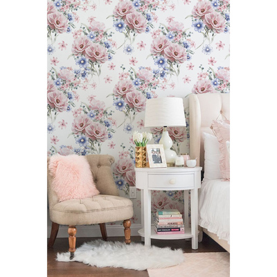 Fotobehang Boeket romantische bloemen