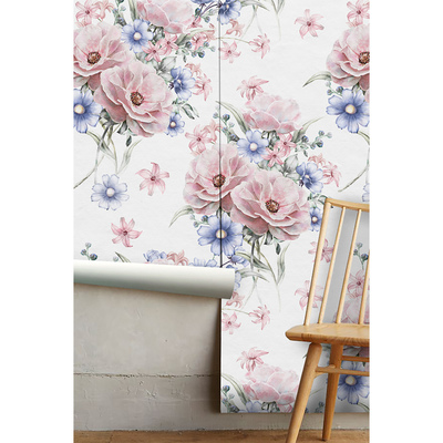 Fotobehang Boeket romantische bloemen