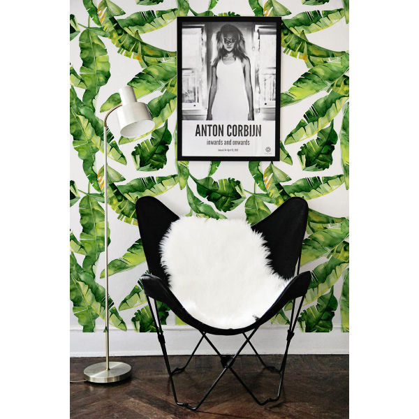 Fotobehang Bananenbladeren in de wind