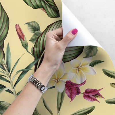 Fotobehang Bloementuin