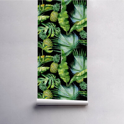 Fotobehang Ananas Jungle